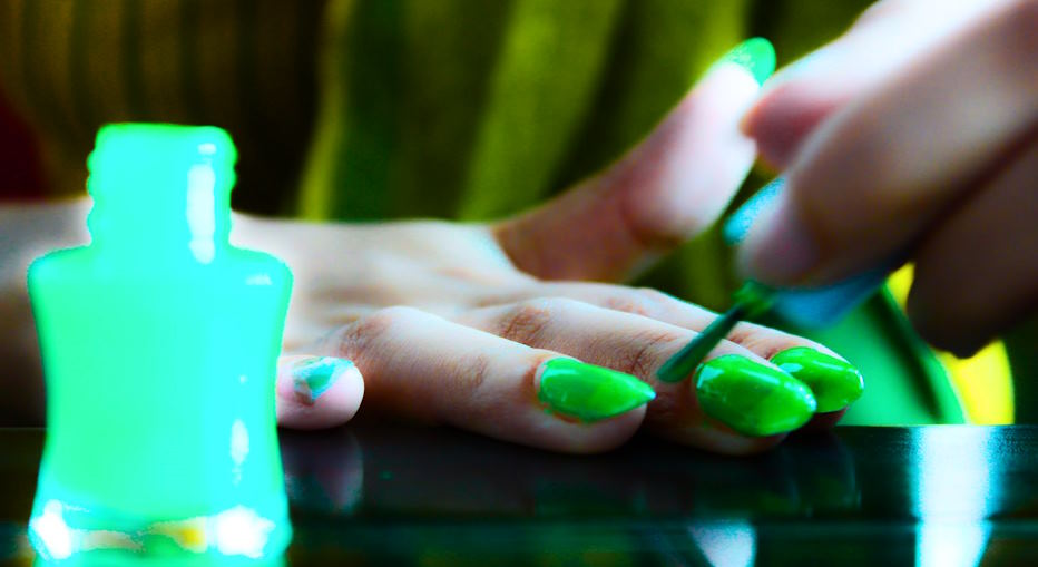 glow-in-the-dark nail polish